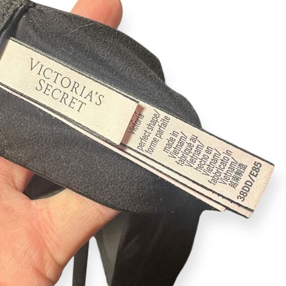 VICTORIA’S SECRET Women’s Body by Victoria Black Perfect Shape Bra Size 38DD - Picture 3 of 5